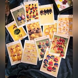 Set of Vintage Anne Getty's Twelve Days Of Christmas Holiday Cards